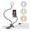Flexible Phone Ring Led Light for Video with Mic